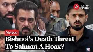 Did Salman Khan Get Death Threat From Bishnoi Gang? | Baba Siddique Death | Lawrence Bishnoi