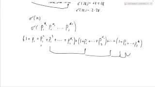 Number Theory 21: Sum of divisors function sigma