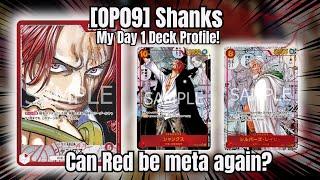 [OP09] Red Shanks - Day 1 Deck Profile! 2 Different build to try out! [One Piece TCG]