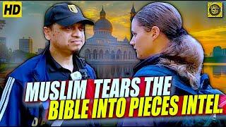 THE QURAN TEARS THE BIBLE APART WITH ONE VERSE! MASUR & LADY |SPEAKERS CORNER