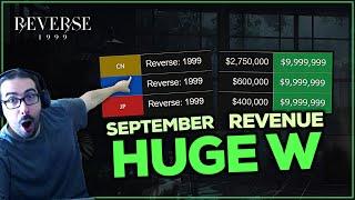 HUGE W FOR REVERSE 1999 | Monthly Gacha Revenue