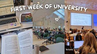 FIRST WEEK OF UNI  | first-year student, study vlog, Lunds University