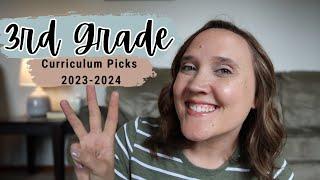 Homeschool Curriculum Picks 2023-2024 || 3rd Grade Curriculum Choices