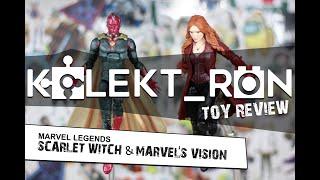 Marvel Legends SCARLET WITCH & MARVEL'S VISION (Avengers Infinity War) by KOLEKT_RON Toy Review