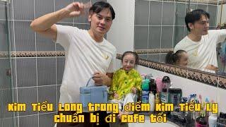 Kim Tiểu Long trang điểm Kim Tiểu Ly chuẩn bị đi cafe tối