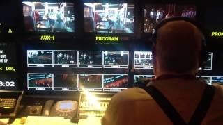 '13 Emmys. Truck view of Louis J. Horvitz in action directing the surprise choreography number.