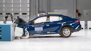 2025 Toyota Camry updated moderate overlap IIHS crash test