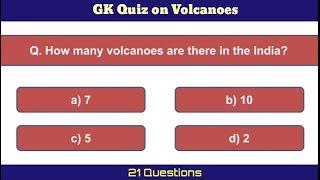 GK Quiz on Volcano | Quiz in English