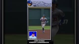 Dodgers JAMES OUTMAN goes YARD against Diamondbacks. #MLB #Dodgers