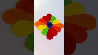 Easy rangoli  //#easyrangoli  #rangoli