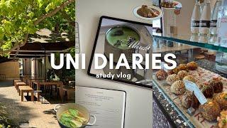 UNI DIARIES | study vlog, friends catch up, food