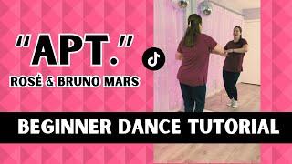 "APT." Dance - Rosé & Bruno Mars 🩷 (BEGINNER DANCE TUTORIAL) 🩷 Step-by-Step & Back-view!