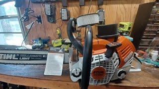 Stihl 500i New Filter Upgrade/ West Coast Saws