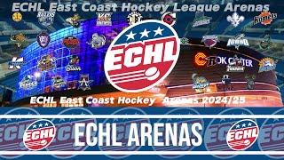 ECHL East Coast Hockey League Arenas 2024/25 :)