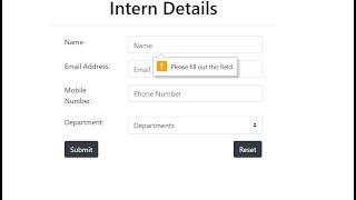 Intern Record System In PHP With Source Code | Source Code & Projects