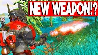 NEW Weapons in No Man's Sky Expeditions Beachhead Update? Flame Thrower/Incenerator?