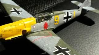 WW2 messerschmitt Bf109 1/72 model