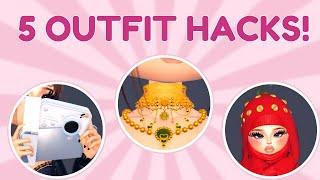 5 *VIP AND NON VIP* OUTFIT HACKS IN DRESS TO IMPRESS! (Roblox dti)