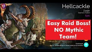 Gems of War Raid Boss! Fast, easy, NO Mythic! Best team guide and tips!