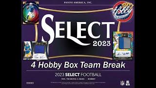 2023 SELECT Football (4 HOBBY Box) TEAM Break #4 eBay 09/21/24