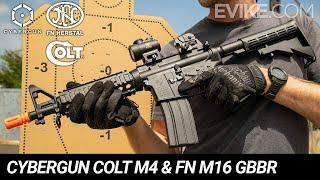 Cybergun Full Metal Colt M4 & FN Herstal M16 Gas Blowback Airsoft Rifles REVIEW