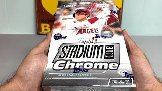 2022 Topps Stadium Club Chrome Hobby Box #2 - "Big" Rookie Auto!!!