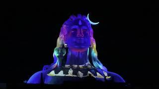 “Mesmerizing Adiyogi Light Show | Divine Spectacle at Isha Yoga Center”