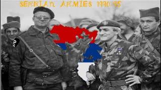 Serbian Armies in the war of 1991-1995