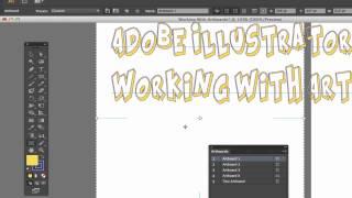 Adobe Illustrator CS6 Tutorial: Working With Artboards