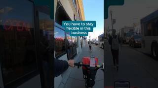 Roll with the punches if you want to make money in this game. #doordash #ubereats #grubhub #shorts