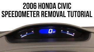 2006 Honda Civic Speedometer Removal Video