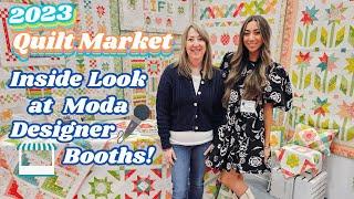 Quilt Market 2023 | Inside Look at Moda Fabric Designer's Booths!