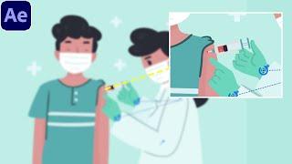 2D Nurse Character Animation with DUIK ANGELA | After Effects Tutorial