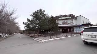 Walking in Taraz city in Kazakhstan