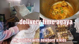 Baby boy or girl?/ My tough routine after delivery / Oil for newborn baby/bhuna gosht salan.