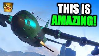 I Tried The NEW TITAN 250 D GUNSHIP in GTA Online, And It's AMAZING!!! (Early In Depth Look)