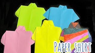 How to make a paper shirt #nikzdreamz #papershirt  #papercraft