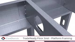 ClarkDietrich TradeReady® Steel Joist System - Platform Install