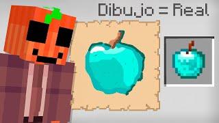 TODO LO QUE DIBUJO APARECE EN MINECRAFT