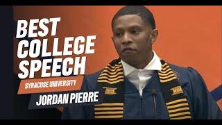 Being A Black Student In America | Student Speech by Jordan Pierre