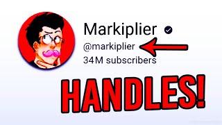 YouTube Has Added HANDLES! (explained!)