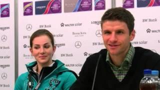 Auftakt Pressekonferenz mit Lisa und Thomas Müller - STUTTGART GERMAN MASTERS