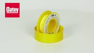 How to Install Oatey Yellow Gas Line PTFE Thread Sealant Tape