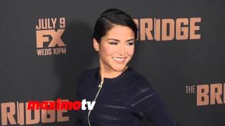 Emily Rios | The Bridge Season 2 Premiere | Red Carpet | #TheBridgeFX