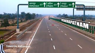 Raipur-Vizag Expressway Update | Package-1| Abhanpur to Magerlod | Shalimar Corp Work Progress | 4K