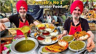 99/- Tip-Top Punjab Street Food India | Sardarji 24 Carat Sarson ka Saag