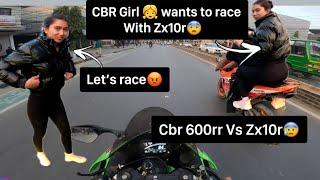 Cbr Girl vs Zx10r race in Nepal Pokhara | Is ladki ne race lagayi @alishakhadgi9769