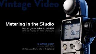 Vintage Video: Metering in the Studio with Sekonic featuring Will Crockett