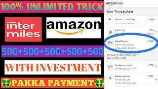 Intermiles unlimited amazon vouchers trick in telugu 2021//Unlimited accounts trick//2021 Easytech