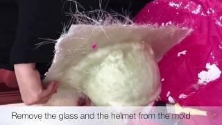 Fabricating a helmet using composite materials ( student project 3-Part 1)